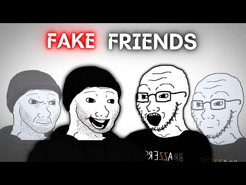 Having Fake Friends Be Like | Wojak Stories