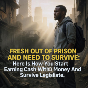 Fresh Out Of Prison And Need To Survive: Here Is How You Start Earning Cash With Absolutely NO Money And Survive Legitimately