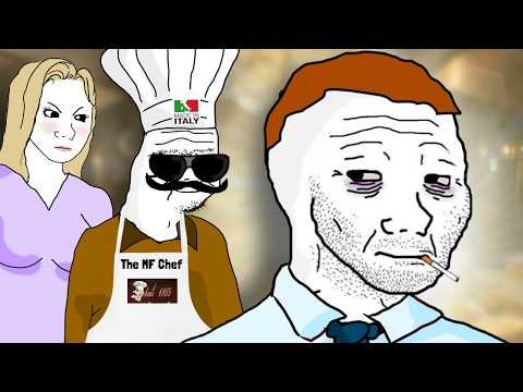 WOJAK DOOMER WAGE SLAVES FOR A FANCY RESTAURANT